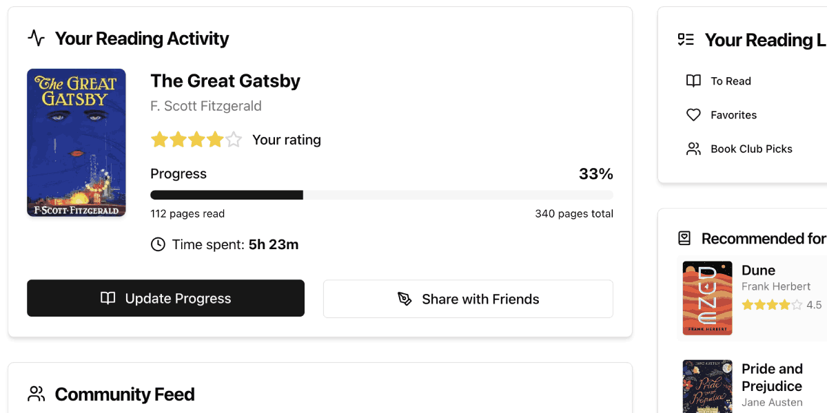 Book Fellow - Social Media Web App