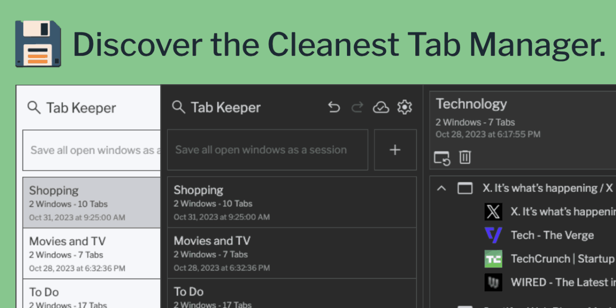 Tab Keeper - Chrome Extension